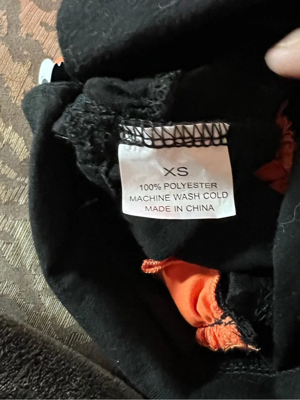 🧡🖤Pet Halloween black &orange Spiderweb Dress-NWT-SZ XS